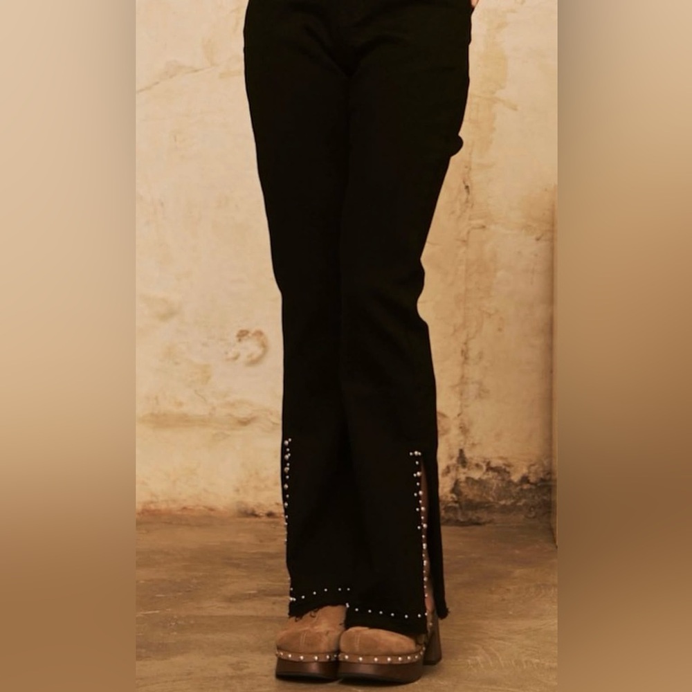 NWT NKN Nekane “Jess” black flare jeans - size 6 - $135 MSRP